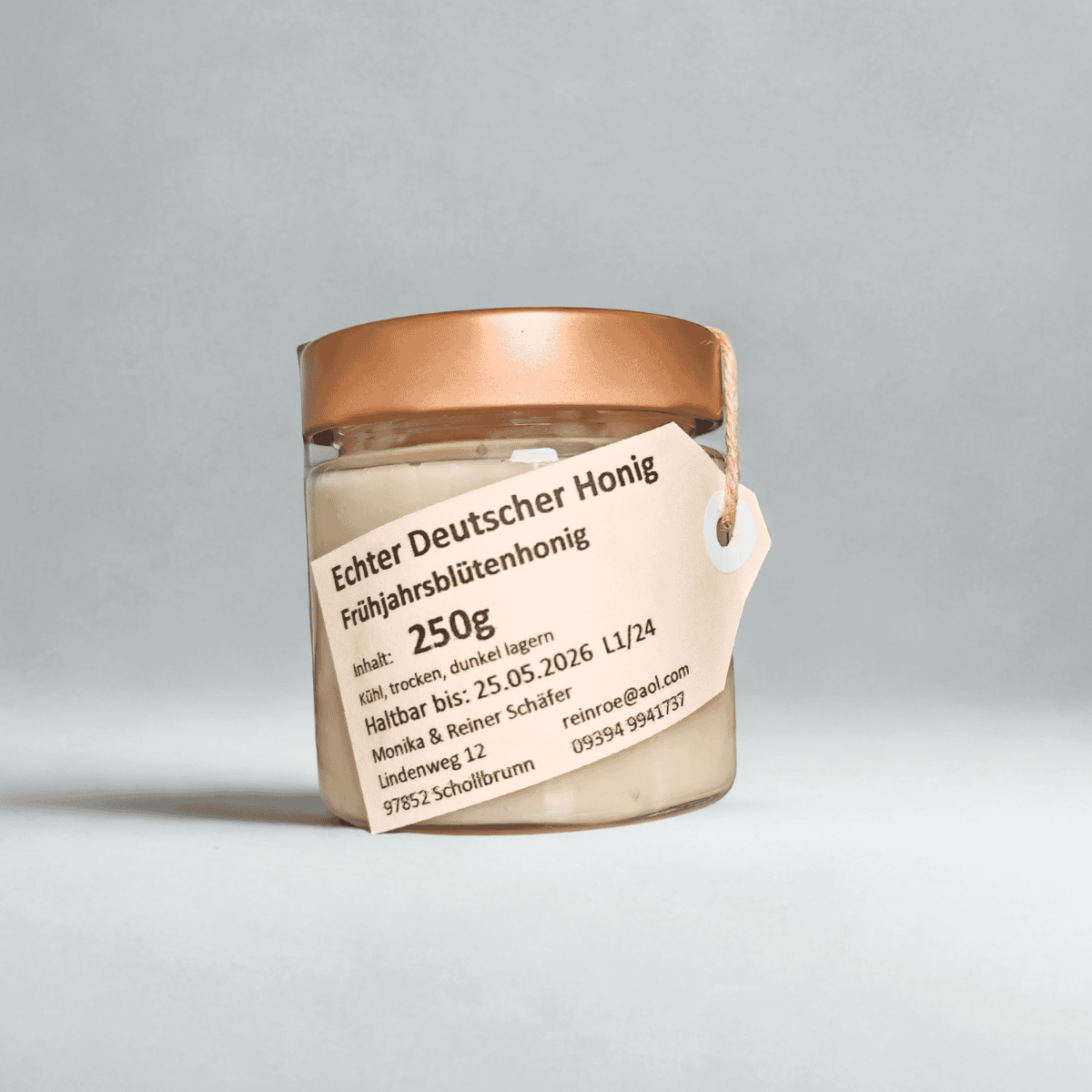 Echter Deutscher Honig – Frühjahrsblütenhonig 250 g