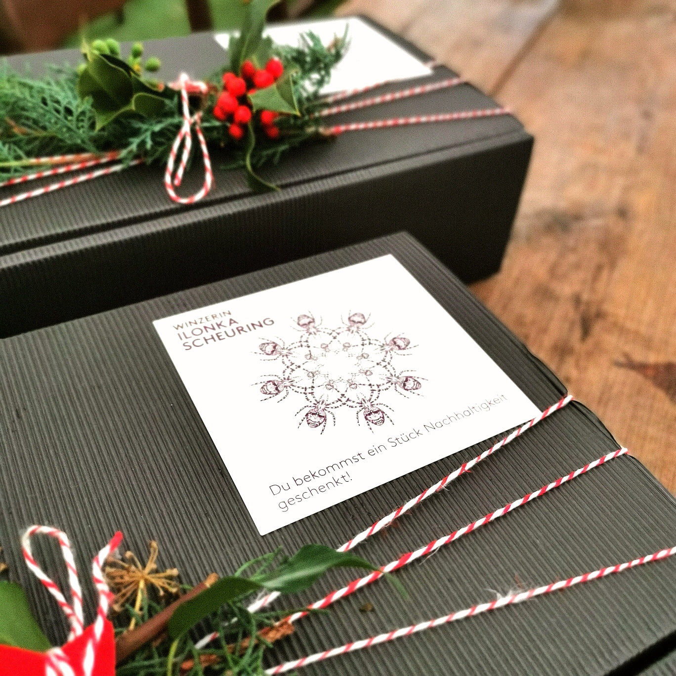 2er Weingeschenk Weihnachten