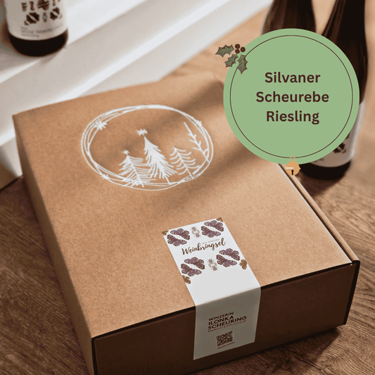 3er-Weingeschenk „Frankenliebe“ – Silvaner, Scheurebe & Riesling