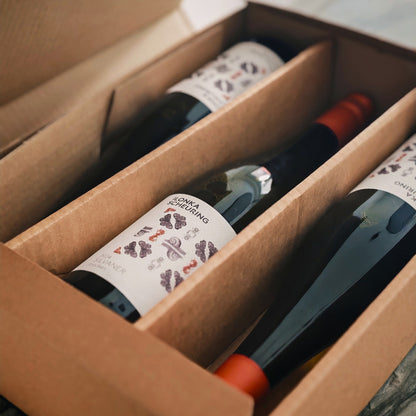 3er-Weingeschenk „Frankenliebe“ – Silvaner, Scheurebe & Riesling