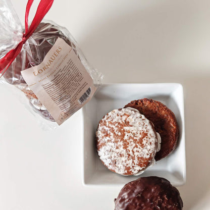 Weingeschenk Bocksbeutel, Lebkuchen, Honig