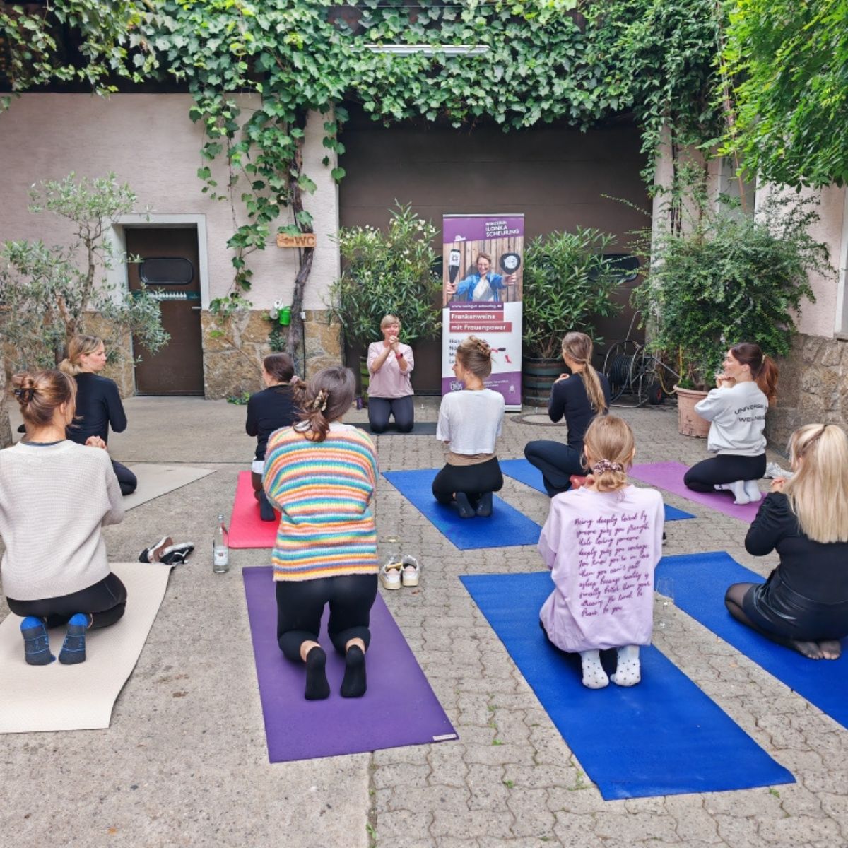 Yoga+Wein