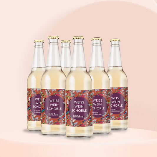 6x WEISS WEIN SCHORLE 0,33 L